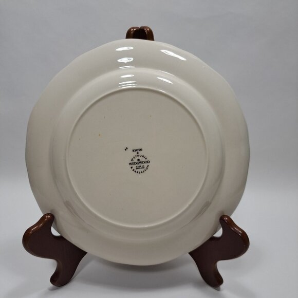 Wedgwood Kyoto Ceramic Salad Plate 8" Floral Design Vintage Tableware - Picture 8 of 9